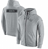 Men's Indianapolis Colts Nike Gridiron Gray 2.0 Full-Zip Hoodie - Ash FengYun,baseball caps,new era cap wholesale,wholesale hats
